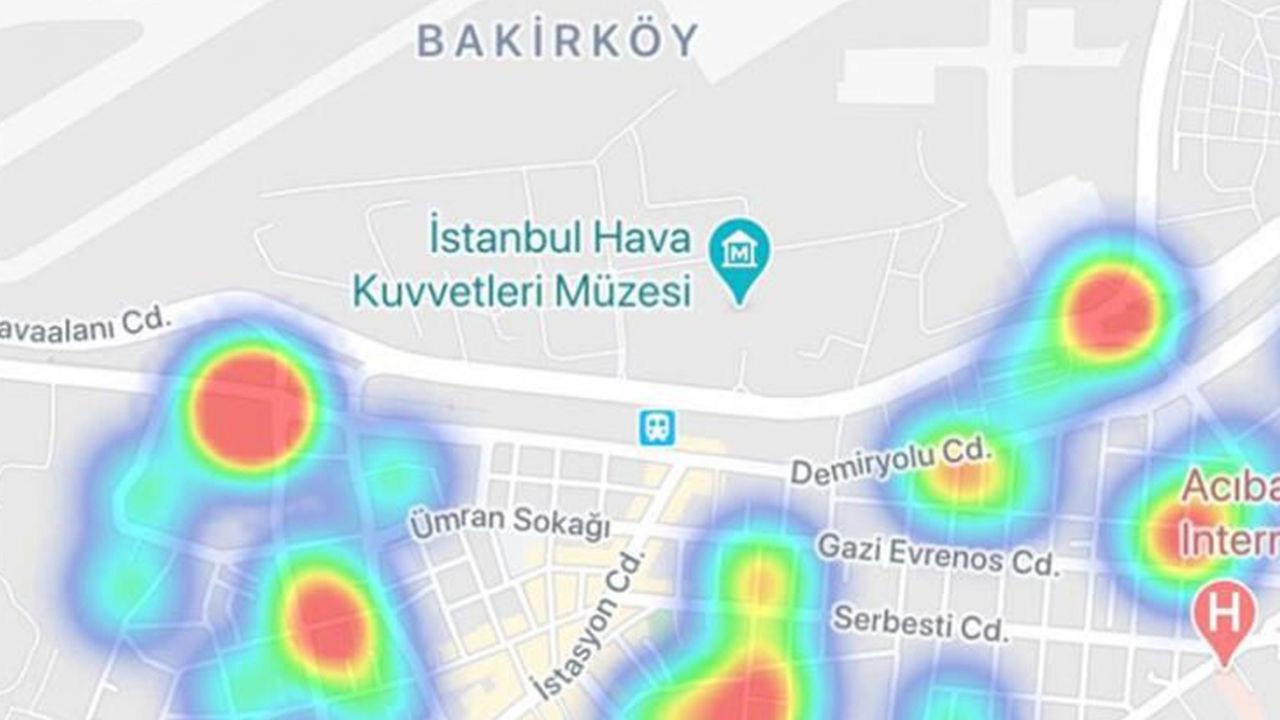 Son dakika... İstanbul’un koronavirüs yoğunluk haritası güncellendi; İşte en riskli bölgeler... 30