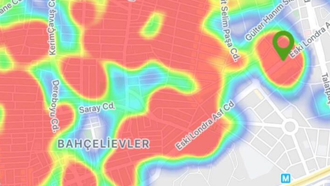 Son dakika... İstanbul’un koronavirüs yoğunluk haritası güncellendi; İşte en riskli bölgeler... 31
