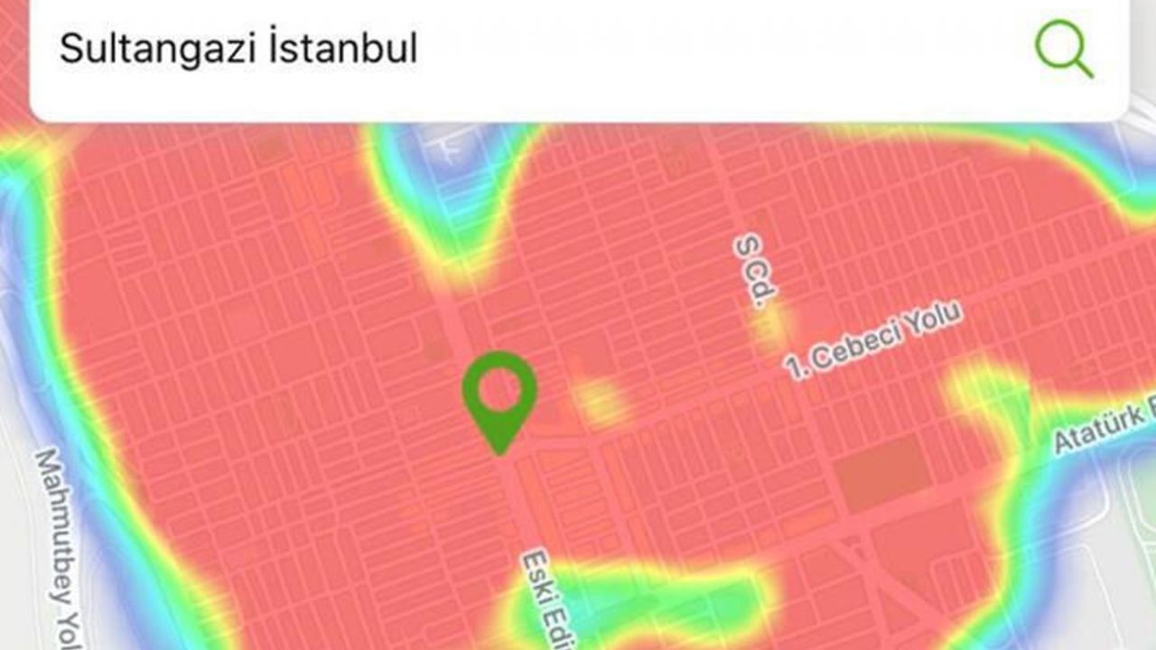 Son dakika... İstanbul’un koronavirüs yoğunluk haritası güncellendi; İşte en riskli bölgeler... 4