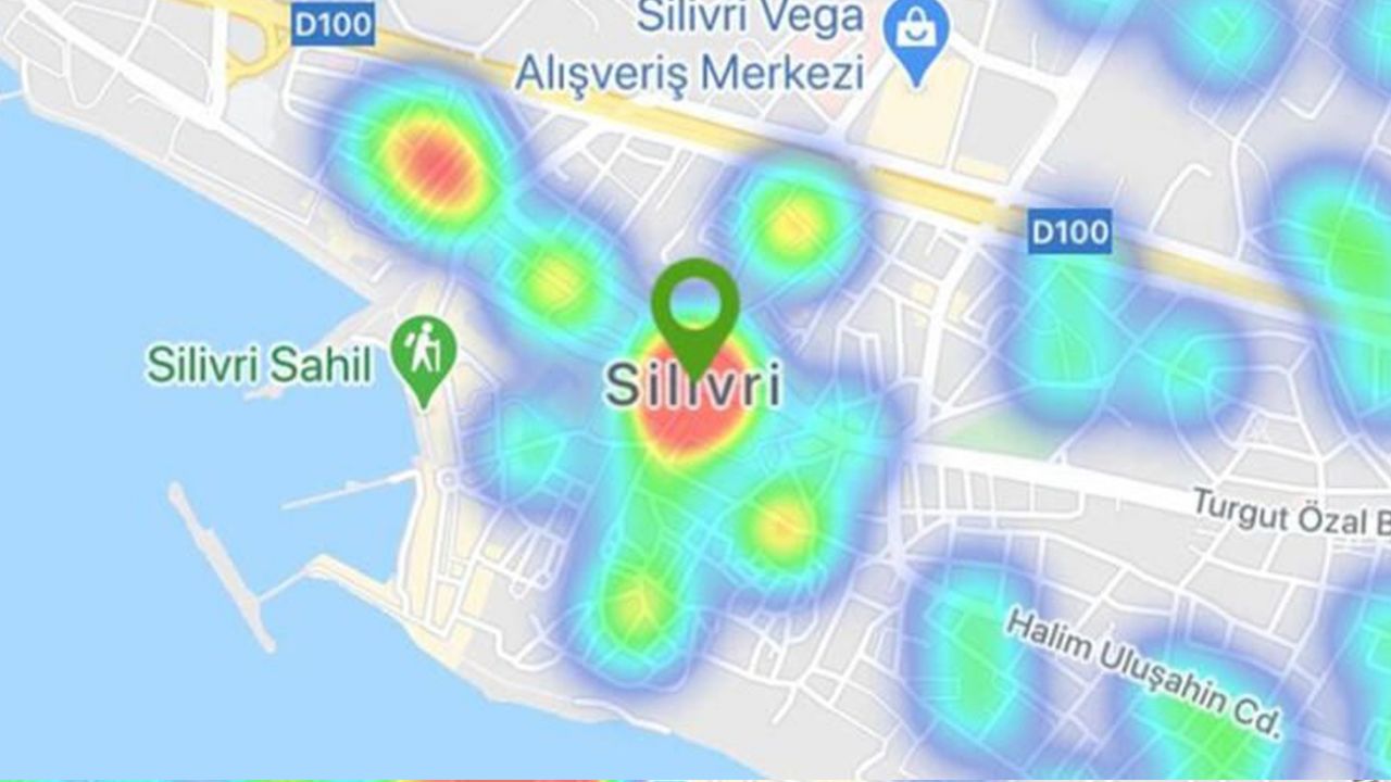 Son dakika... İstanbul’un koronavirüs yoğunluk haritası güncellendi; İşte en riskli bölgeler... 7