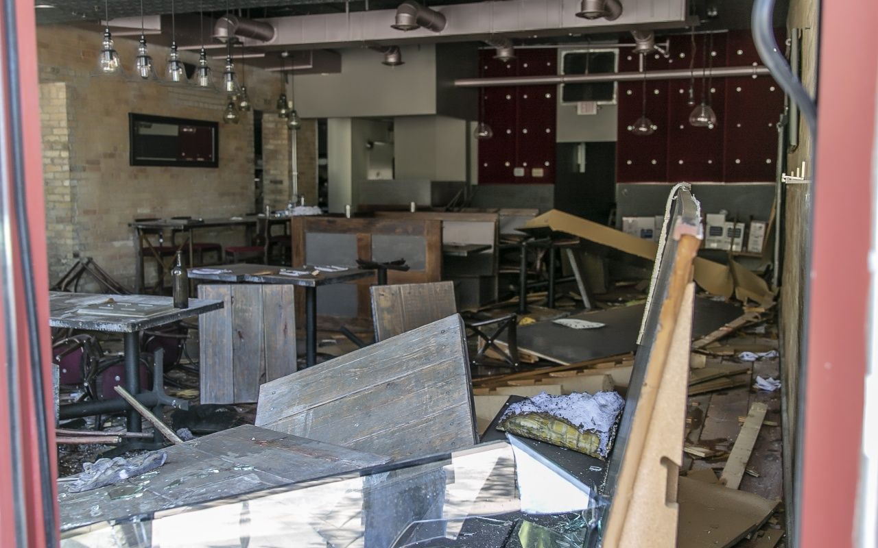 ABD'de sokaklar savaş alanına döndü 8