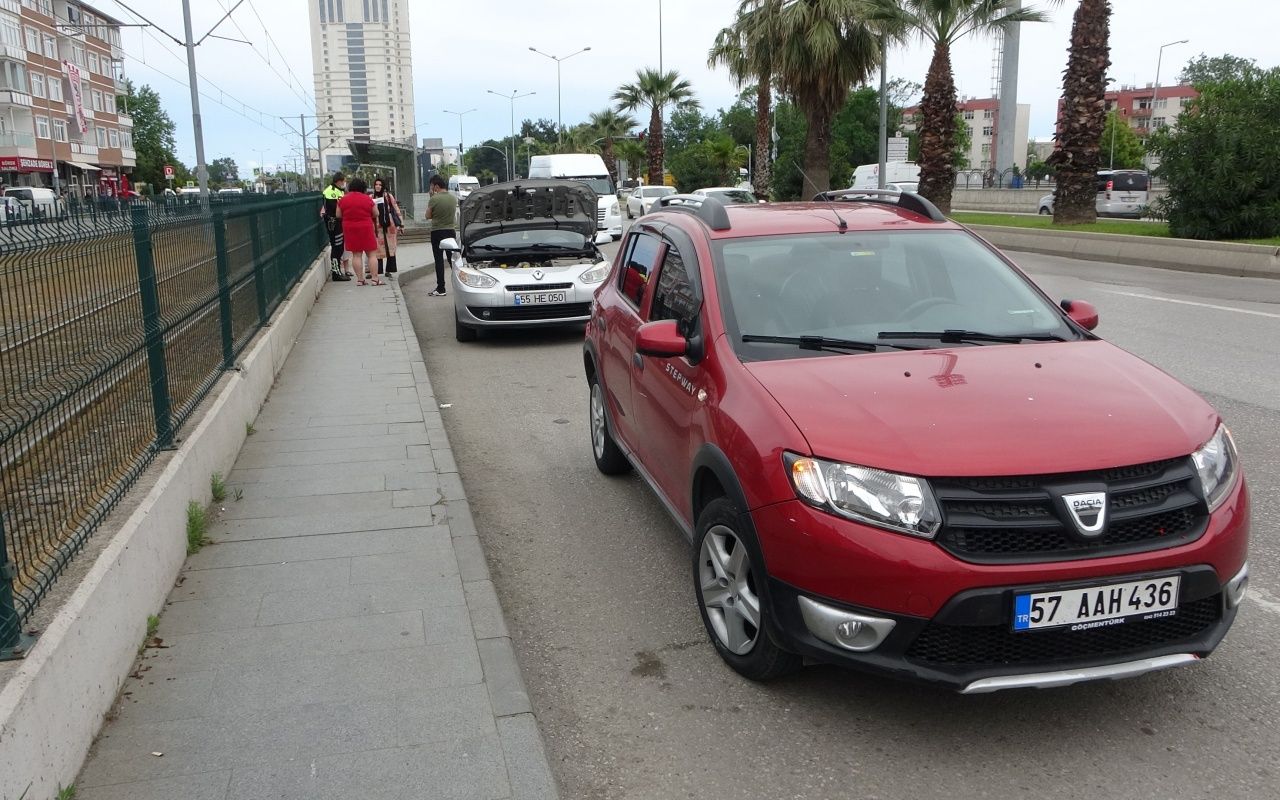 Yarı çıplak yola atladı, trafiği altüst etti! 4
