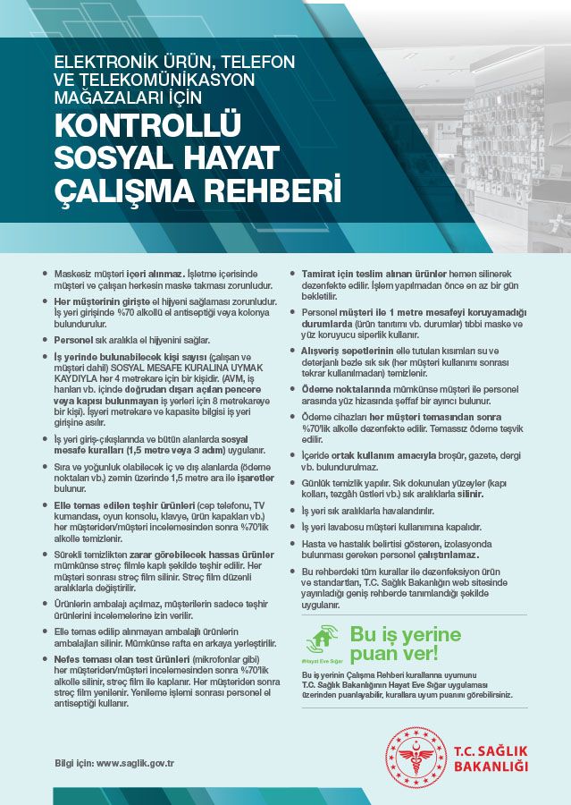 Her sektöre özel rehber afiş! 15