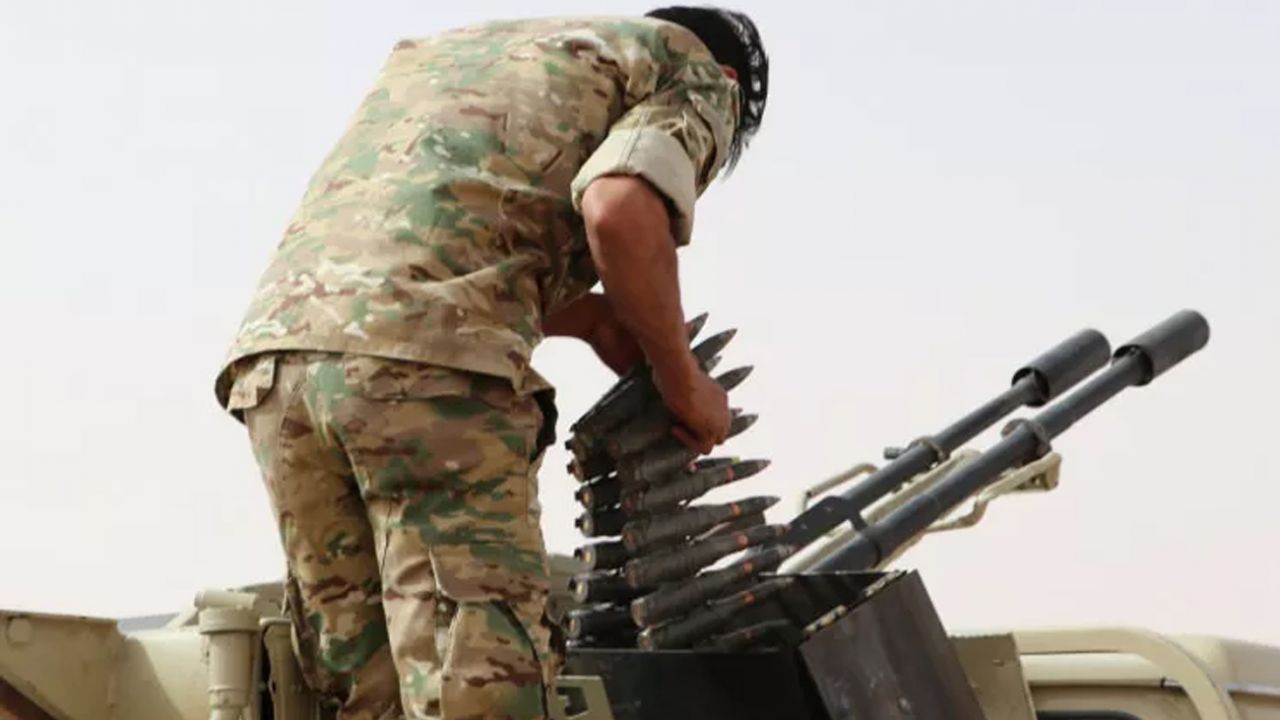 Libya ordusunun cephe hattındaki hazırlıkları böyle görüntülendi! 4