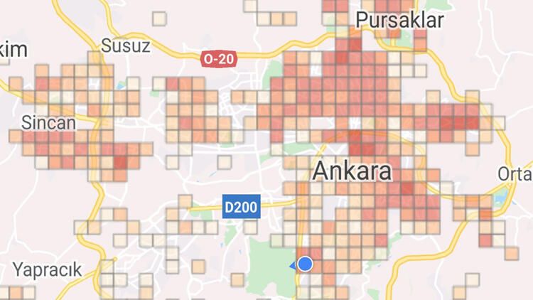 İşte ilçe ilçe Başkent'in korona haritası 1