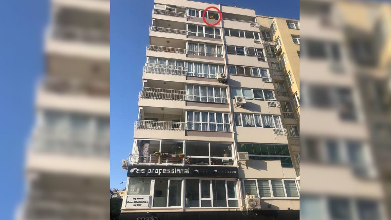 9. kattan kendini boşluğa bıraktı! 1