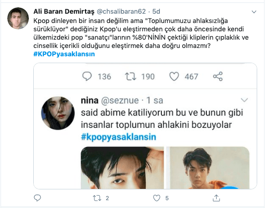 'KPOP yasaklansın' dedi Twitter'ı salladı! 10