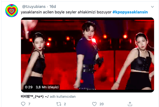 'KPOP yasaklansın' dedi Twitter'ı salladı! 9