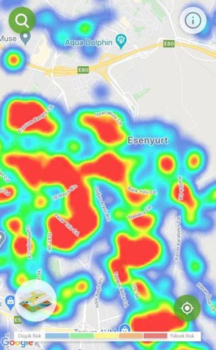 Koronavirüs yoğunluk haritası güncellendi! 11