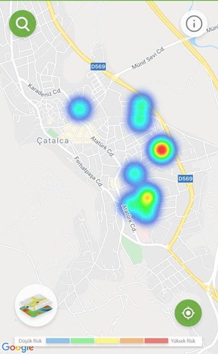 Koronavirüs yoğunluk haritası güncellendi! 15