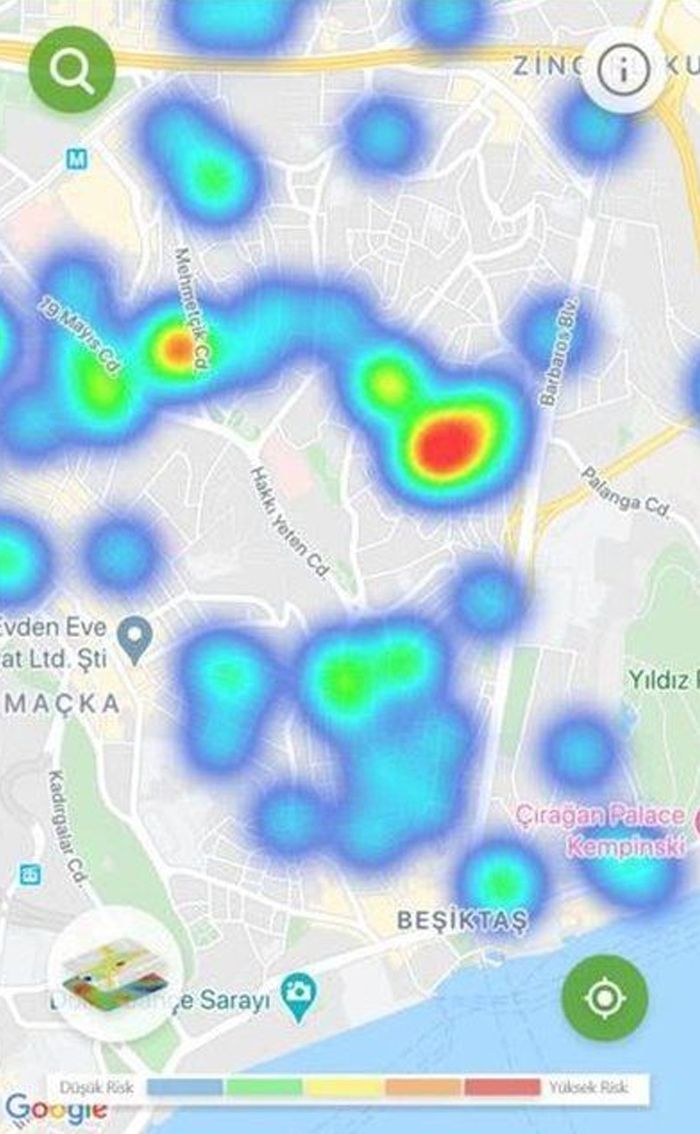 Koronavirüs yoğunluk haritası güncellendi! 3