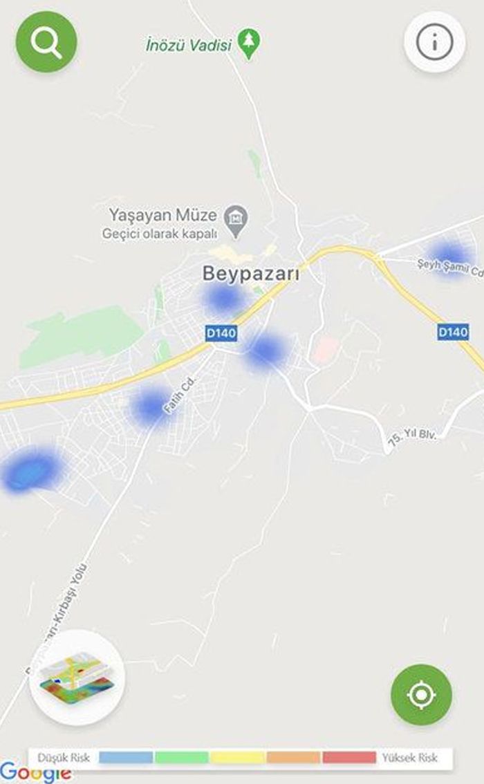 Koronavirüs yoğunluk haritası güncellendi! 32