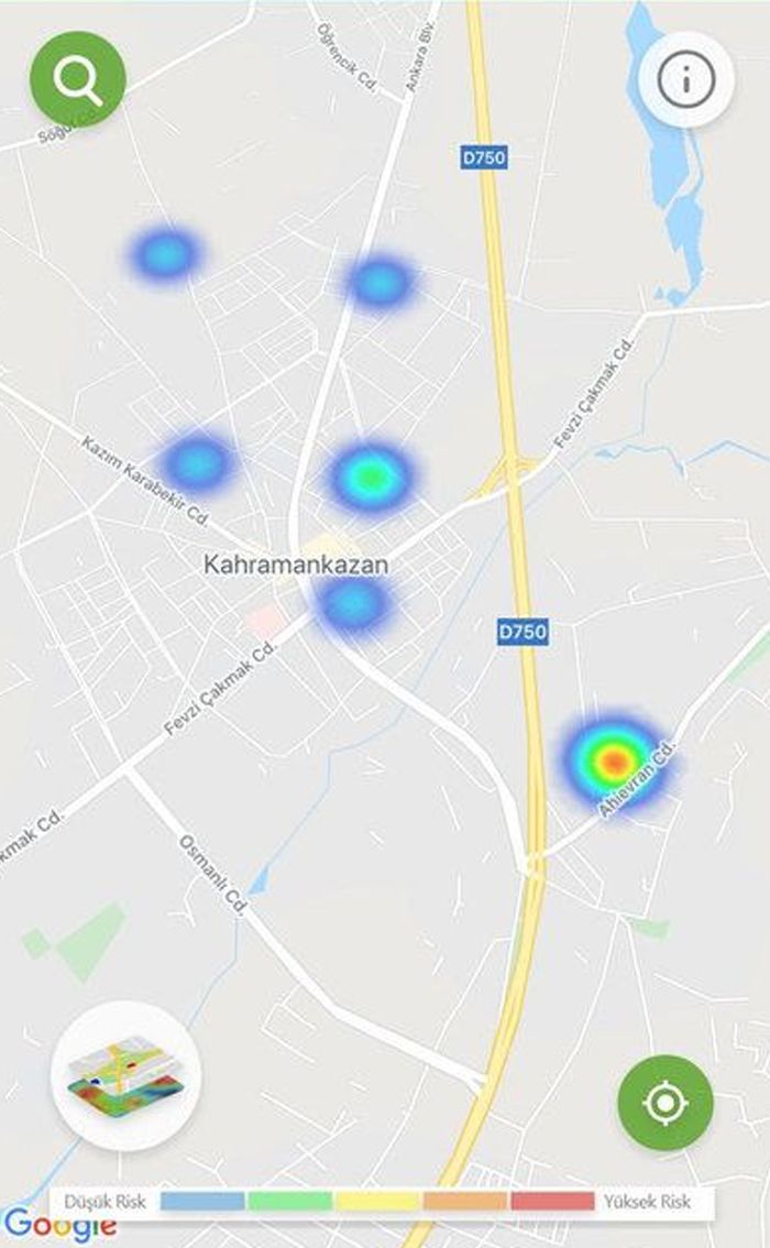 Koronavirüs yoğunluk haritası güncellendi! 33