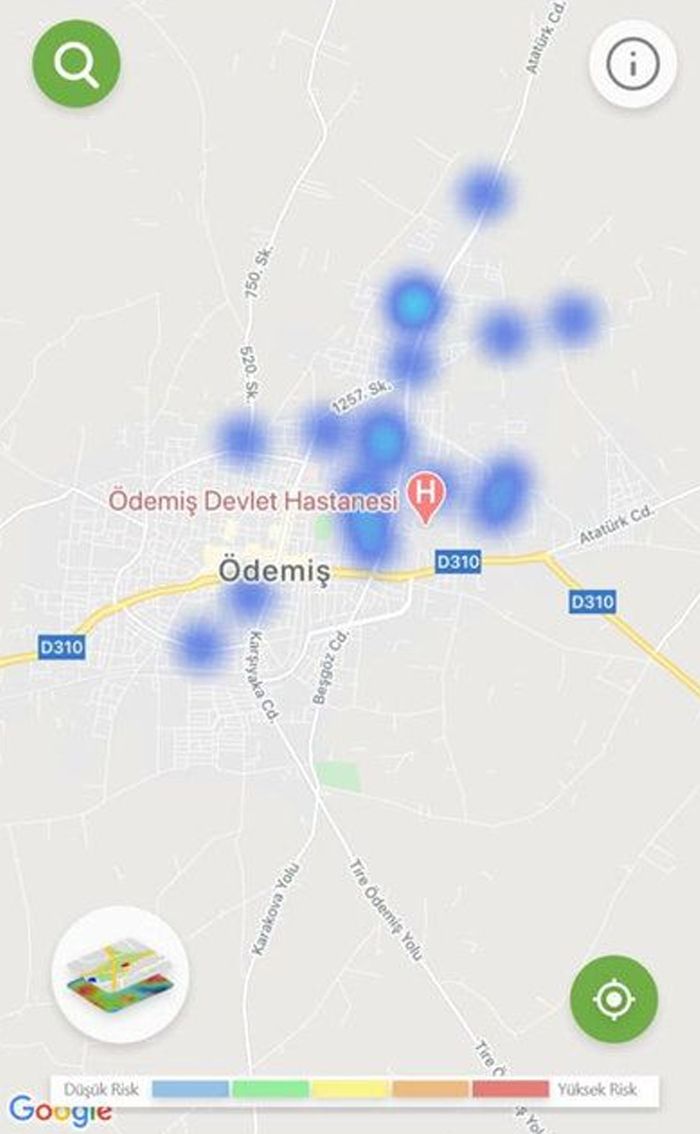 Koronavirüs yoğunluk haritası güncellendi! 46