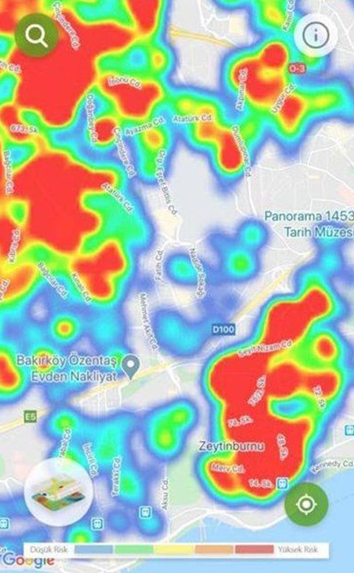 Koronavirüs yoğunluk haritası güncellendi! 5