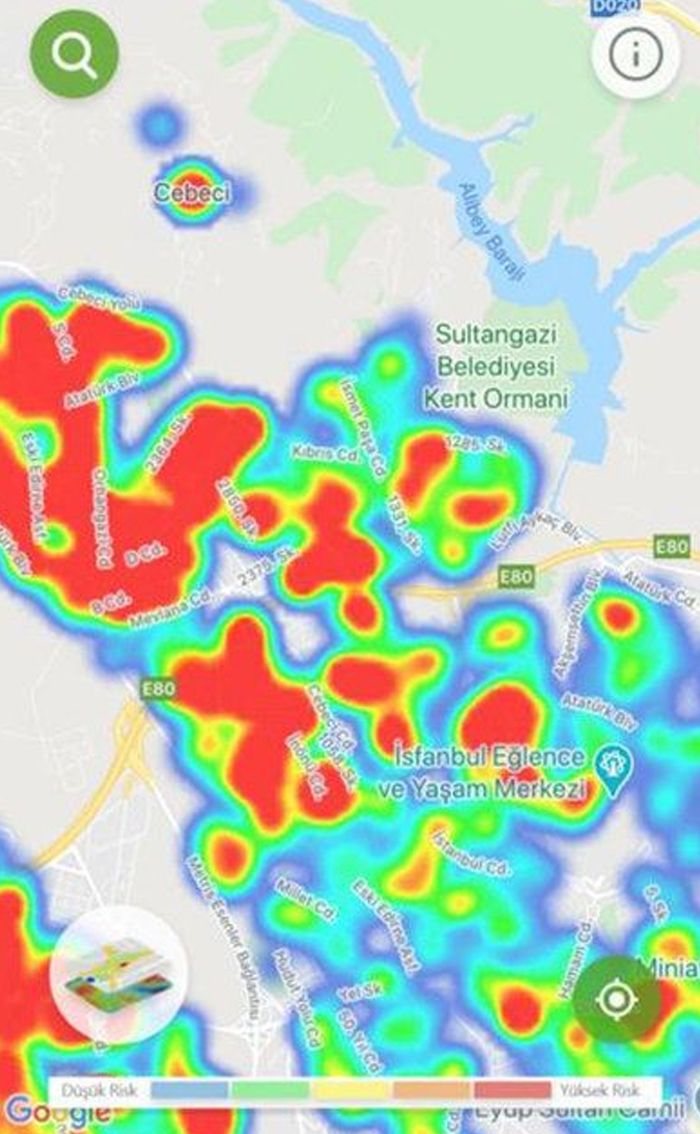 Koronavirüs yoğunluk haritası güncellendi! 6