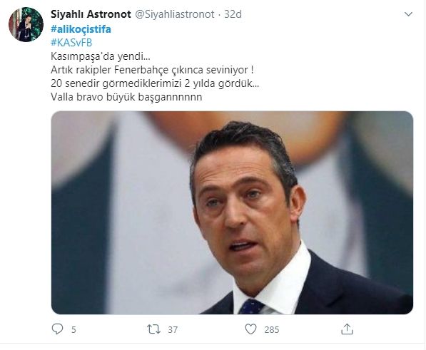Fenerbahçe taraftarından Ali Koç'a büyük tepki... 10