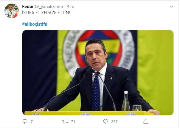Fenerbahçe taraftarından Ali Koç'a büyük tepki... 9