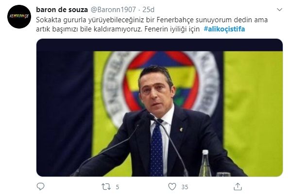 Fenerbahçe taraftarından Ali Koç'a büyük tepki... 4