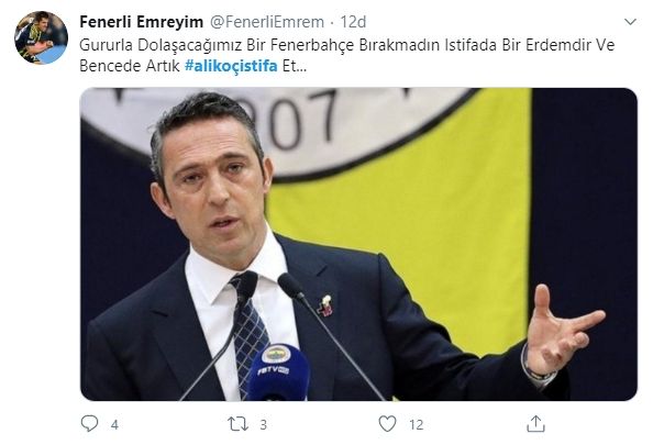 Fenerbahçe taraftarından Ali Koç'a büyük tepki... 2
