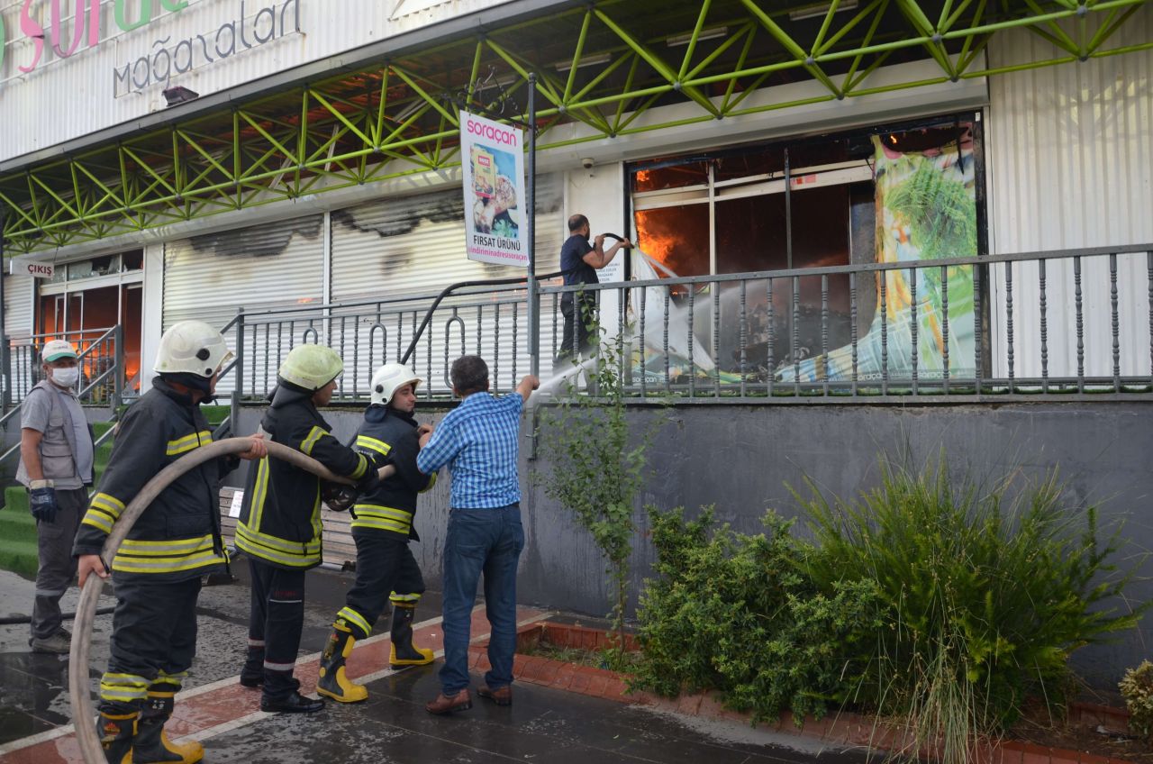 Batman'daki yangında büyük çapta maddi hasar var 5