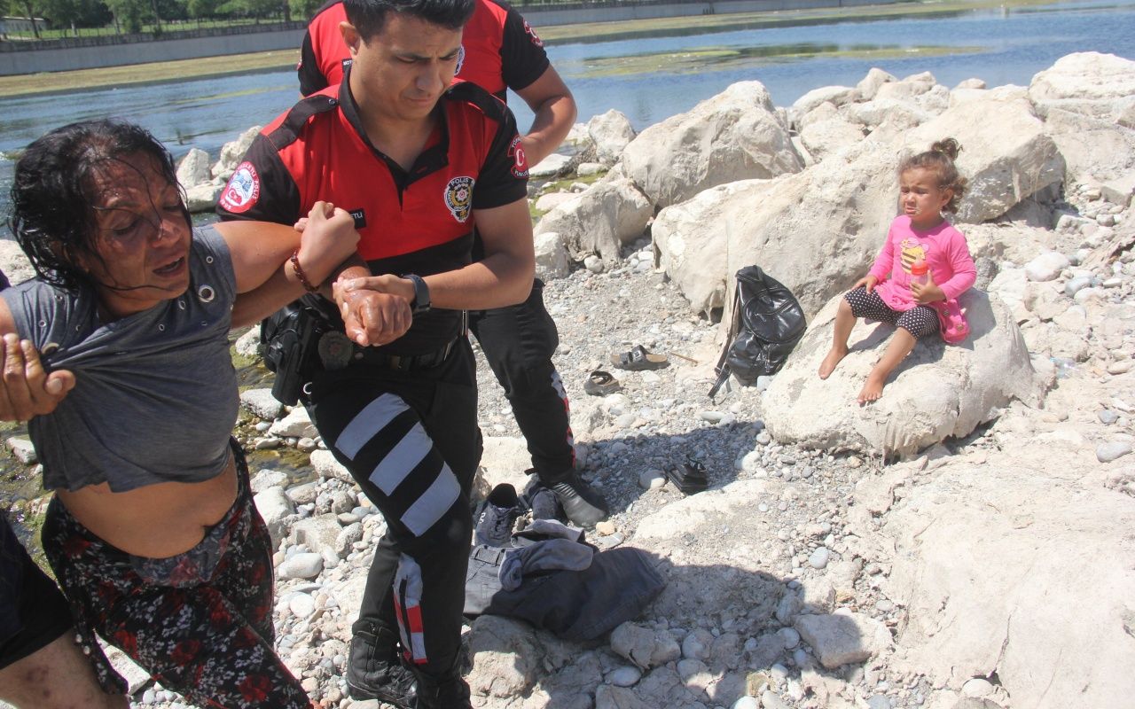 Torununun önünde ölmeye çalıştı 11
