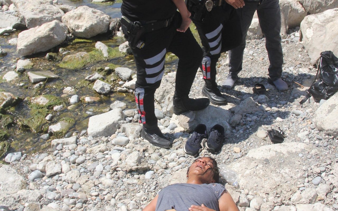 Torununun önünde ölmeye çalıştı 7