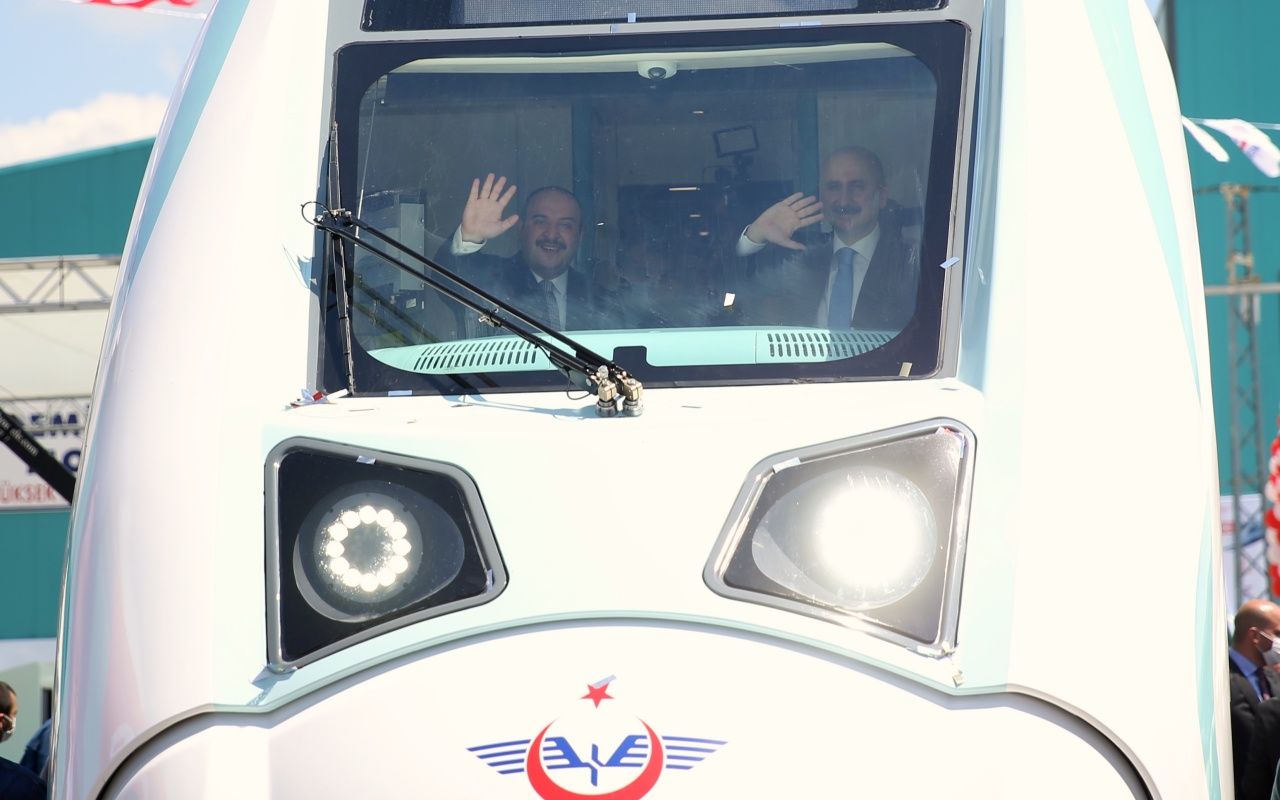 Yerli ve milli tren raylara indi! 13