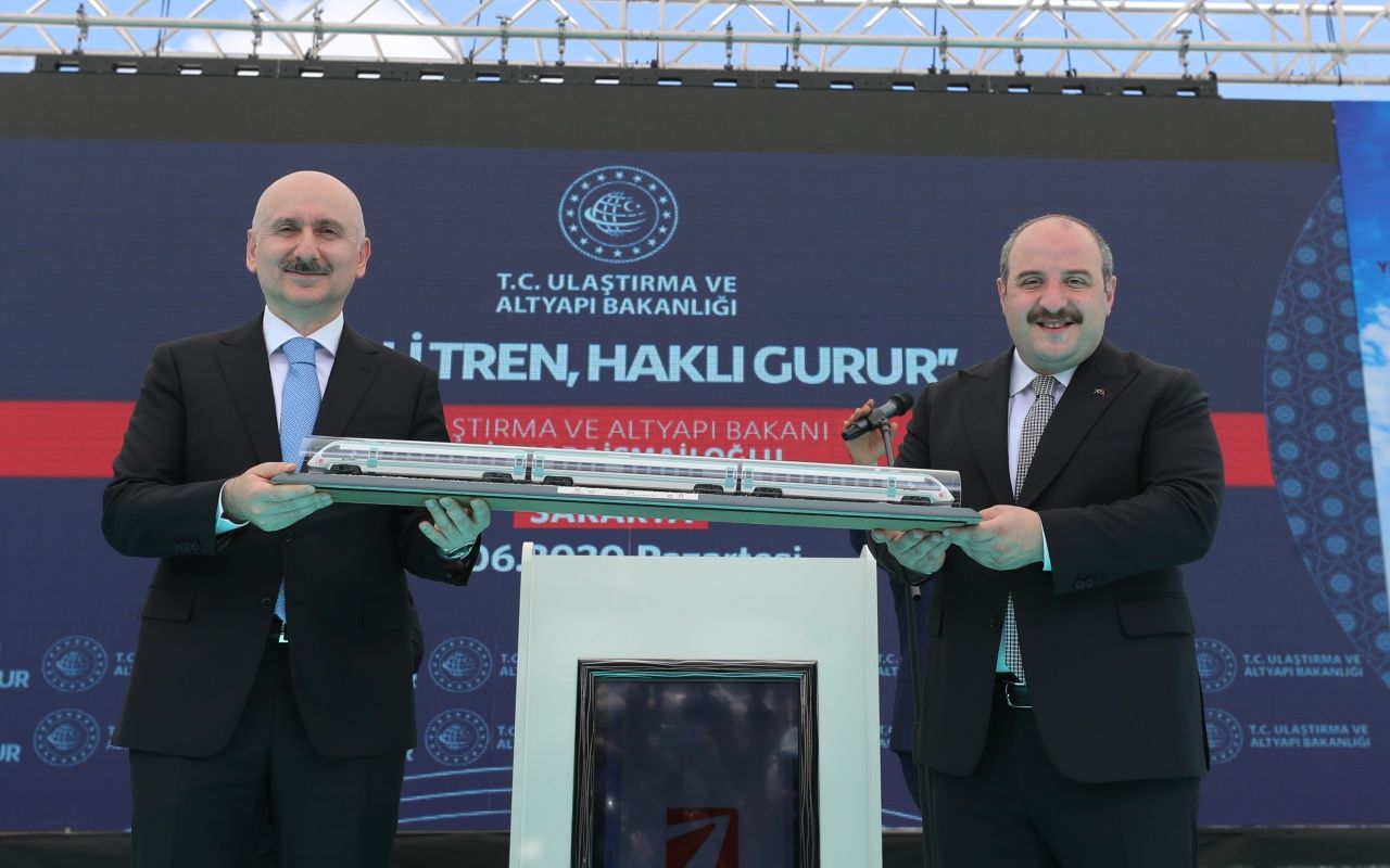 Yerli ve milli tren raylara indi! 9