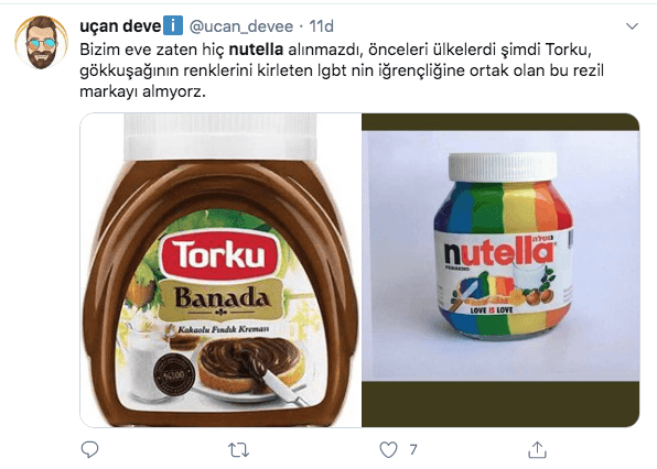 Pride Nutella sosyal medyayı ayaklandırdı 3