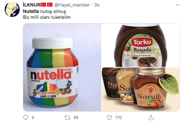 Pride Nutella sosyal medyayı ayaklandırdı 6
