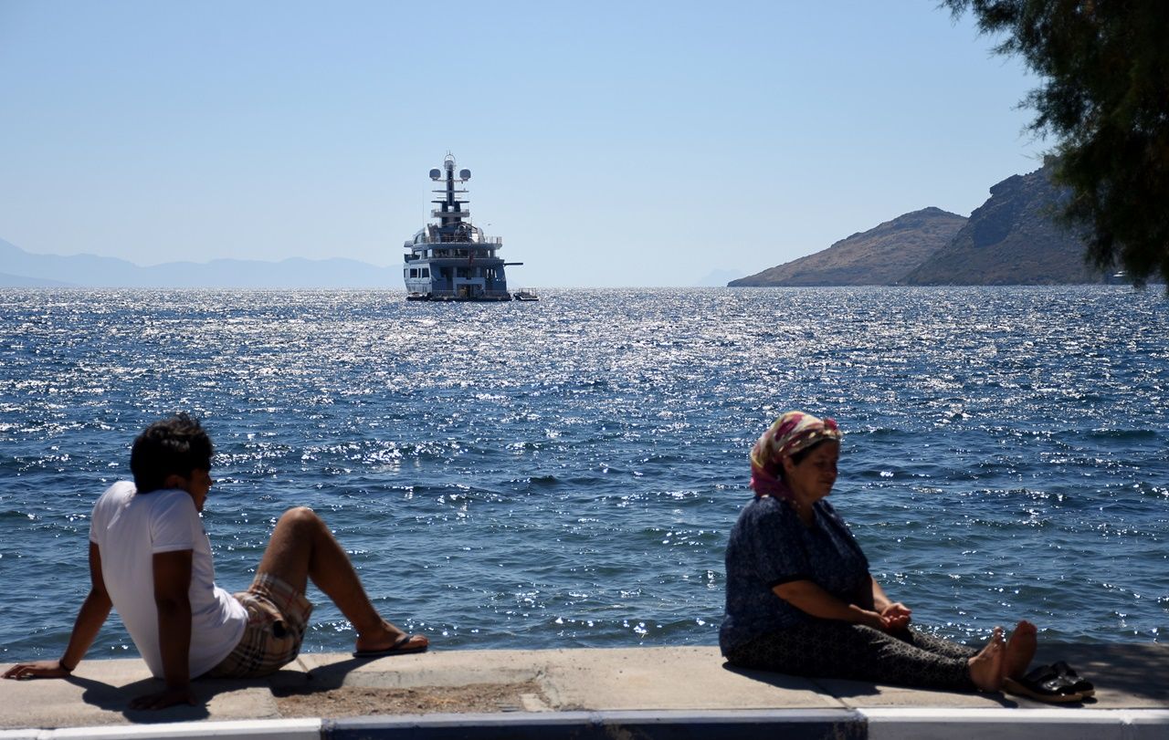 Milyon dolarlık dev yatlar Bodrum'a demirledi 8