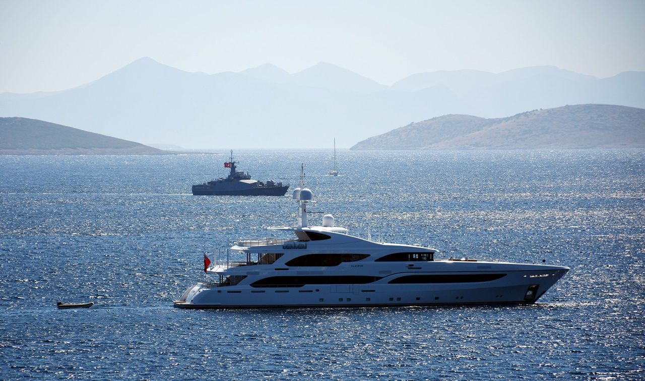 Milyon dolarlık dev yatlar Bodrum'a demirledi 14
