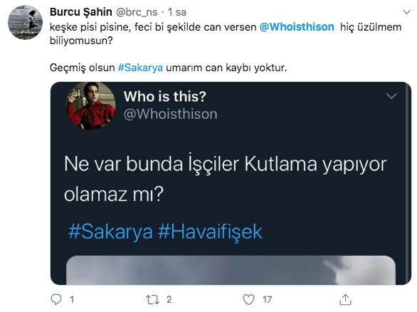 Patlama sonrası iğrenç sözler 5