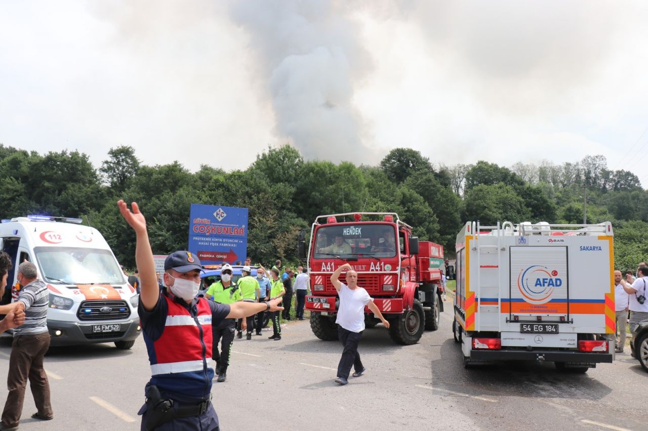 Sakarya'daki patlama sonrası yaşananlar 38