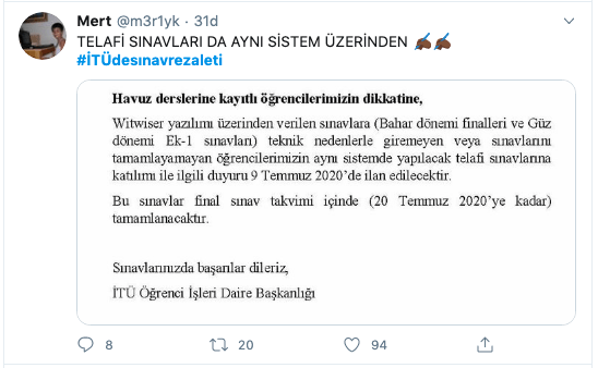 İTÜ'de öğrencileri isyan ettiren sınav 12