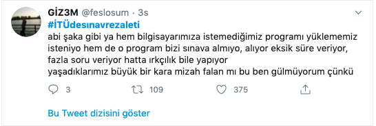 İTÜ'de öğrencileri isyan ettiren sınav 3