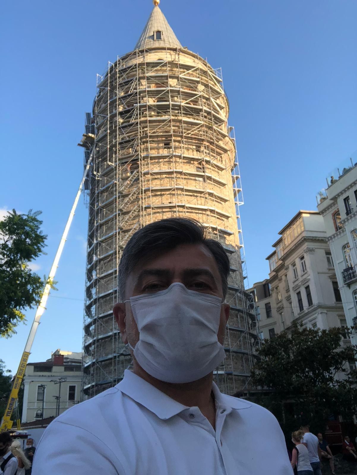 Galata Kulesi'nde restorasyon başladı 1