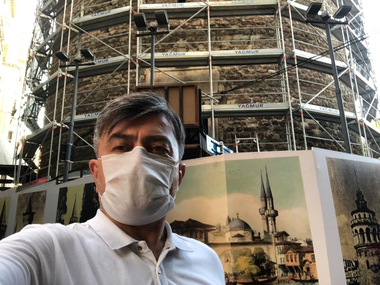 Galata Kulesi'nde restorasyon başladı 11