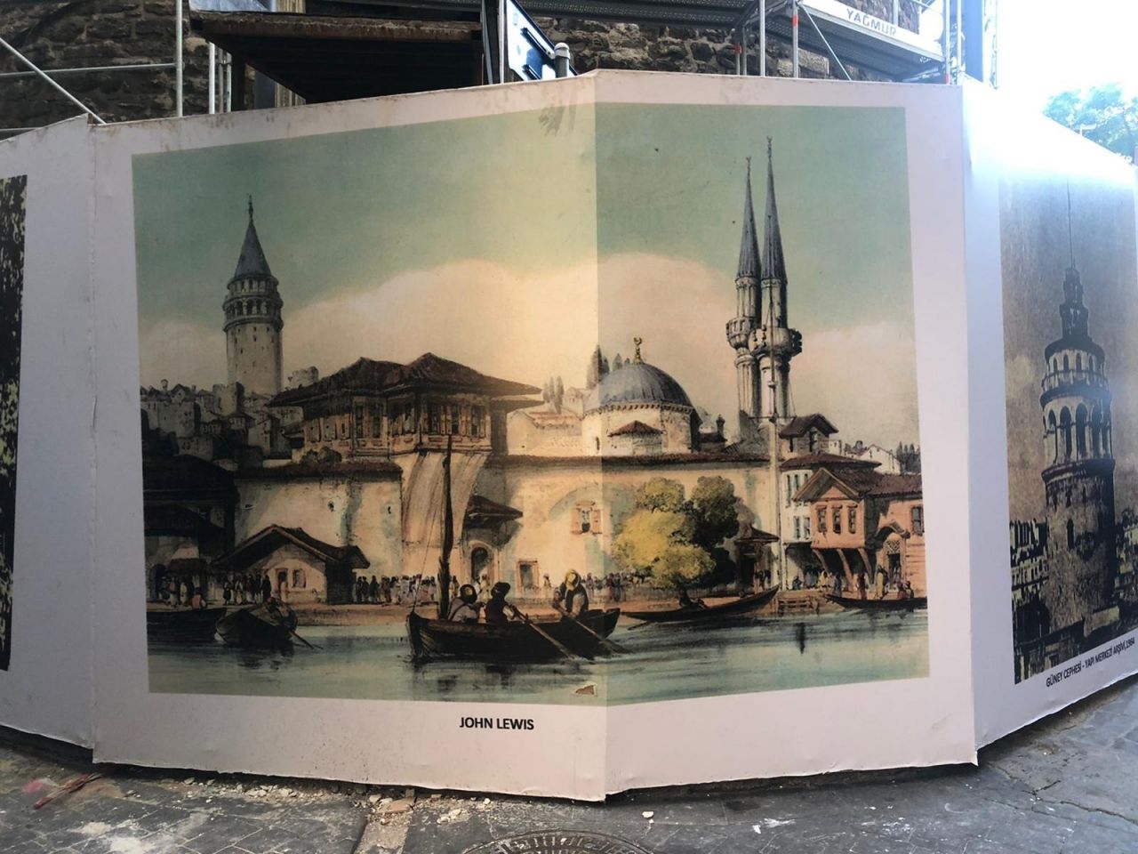 Galata Kulesi'nde restorasyon başladı 8
