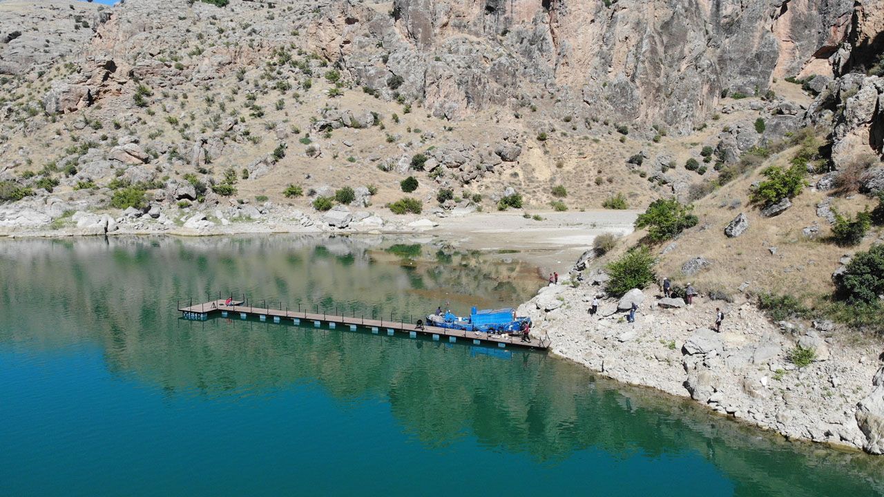 Tarihi kanyonlar için iskeleler çekilerek, kuruldu 2