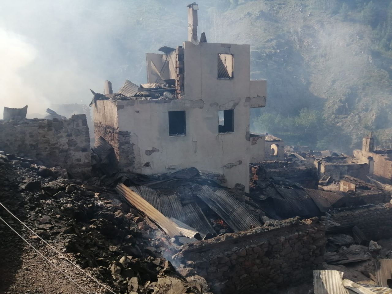 Artvin'deki yangının bilançosu 3