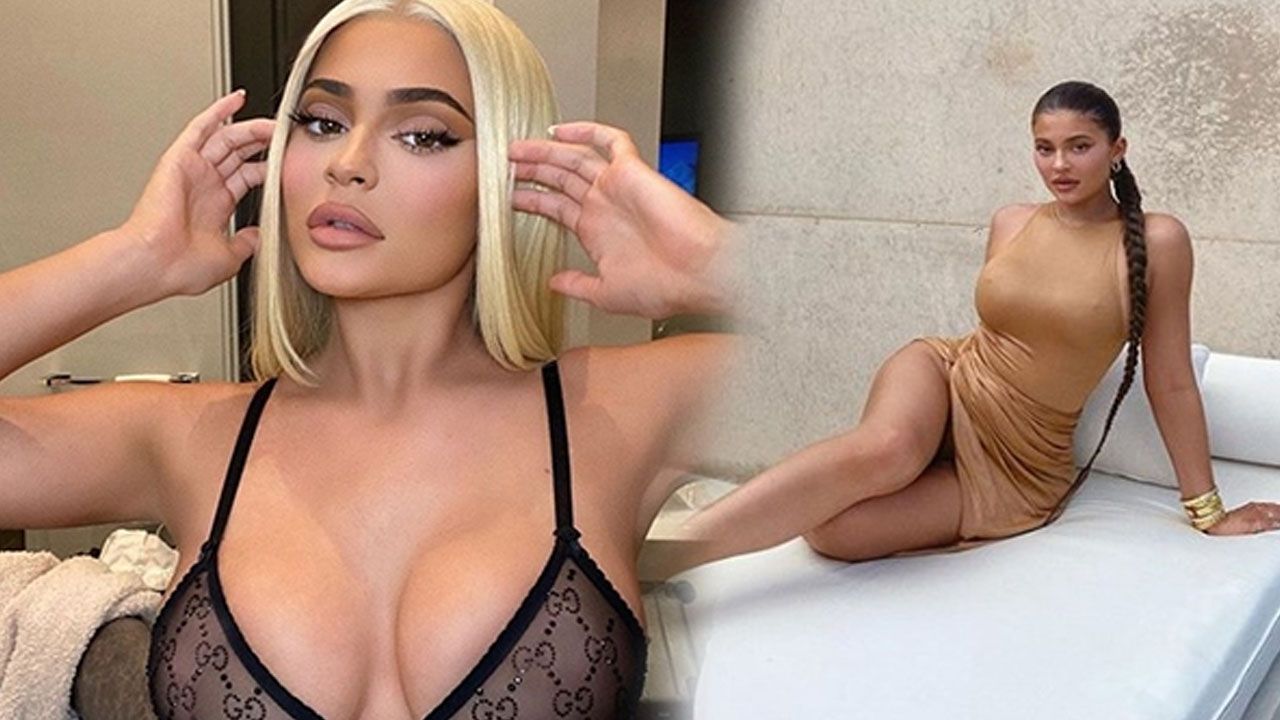 Kylie Jenner'ın havuz keyfi! 10
