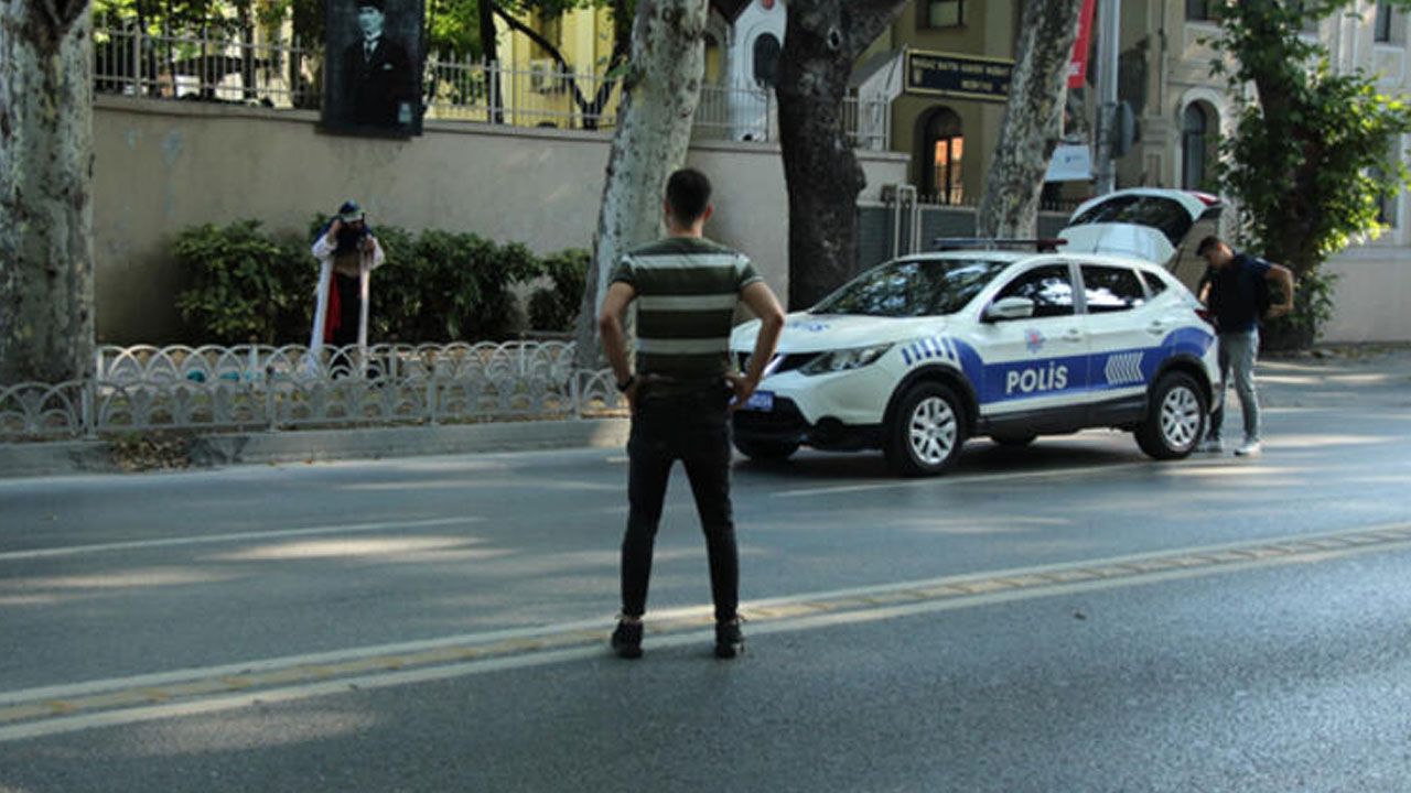 Dolmabahçe'de şüpheli kadın alarmı! 3