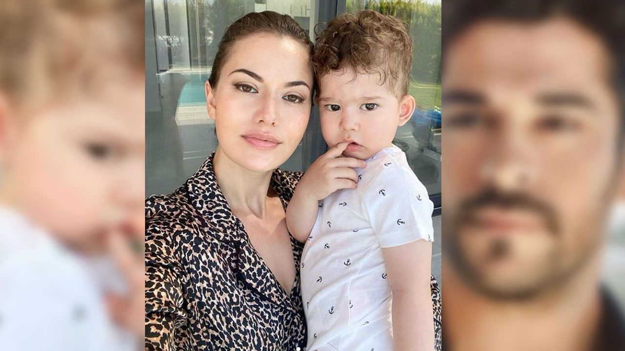 Fahriye Evcen'den oğlu Karan ile yeni paylaşım 2