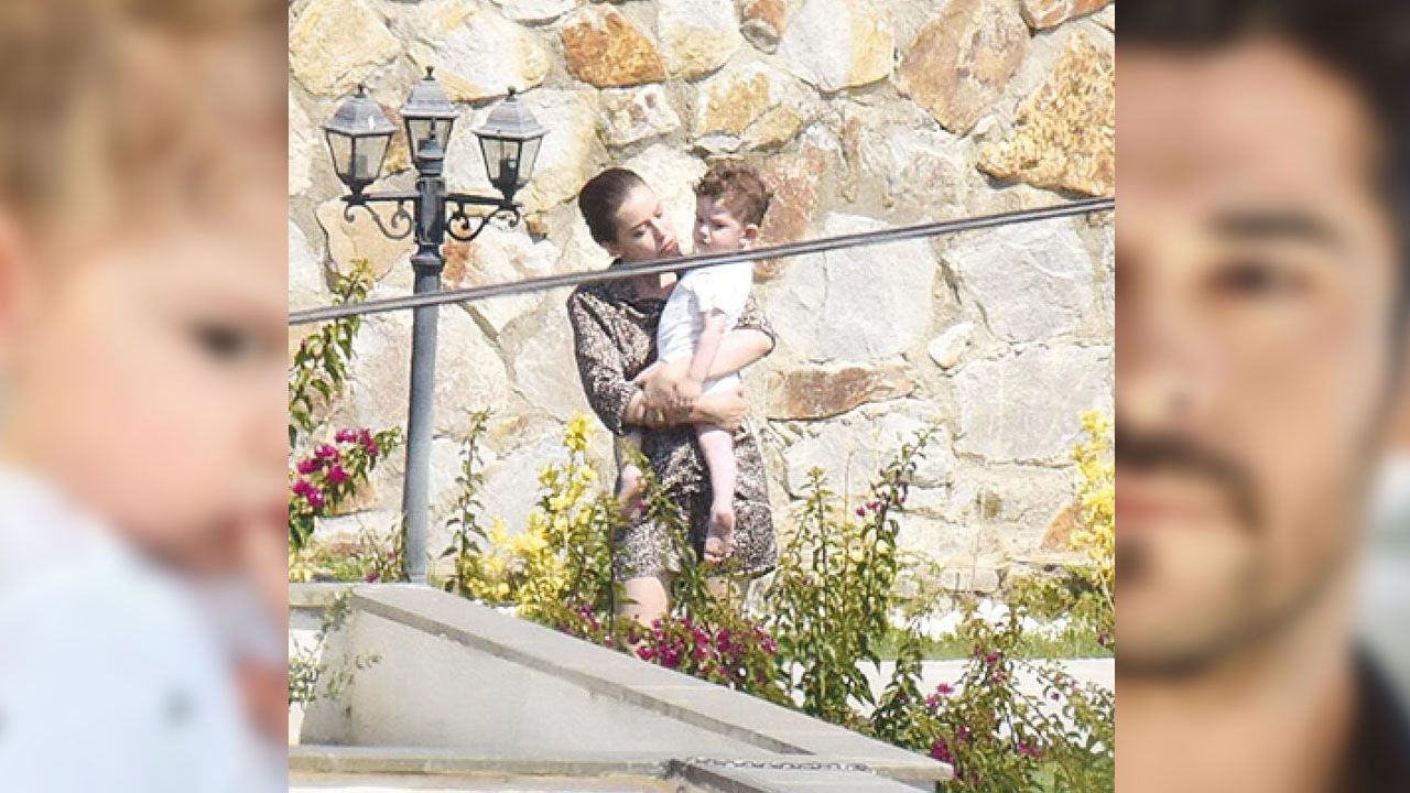 Fahriye Evcen'den oğlu Karan ile yeni paylaşım 9
