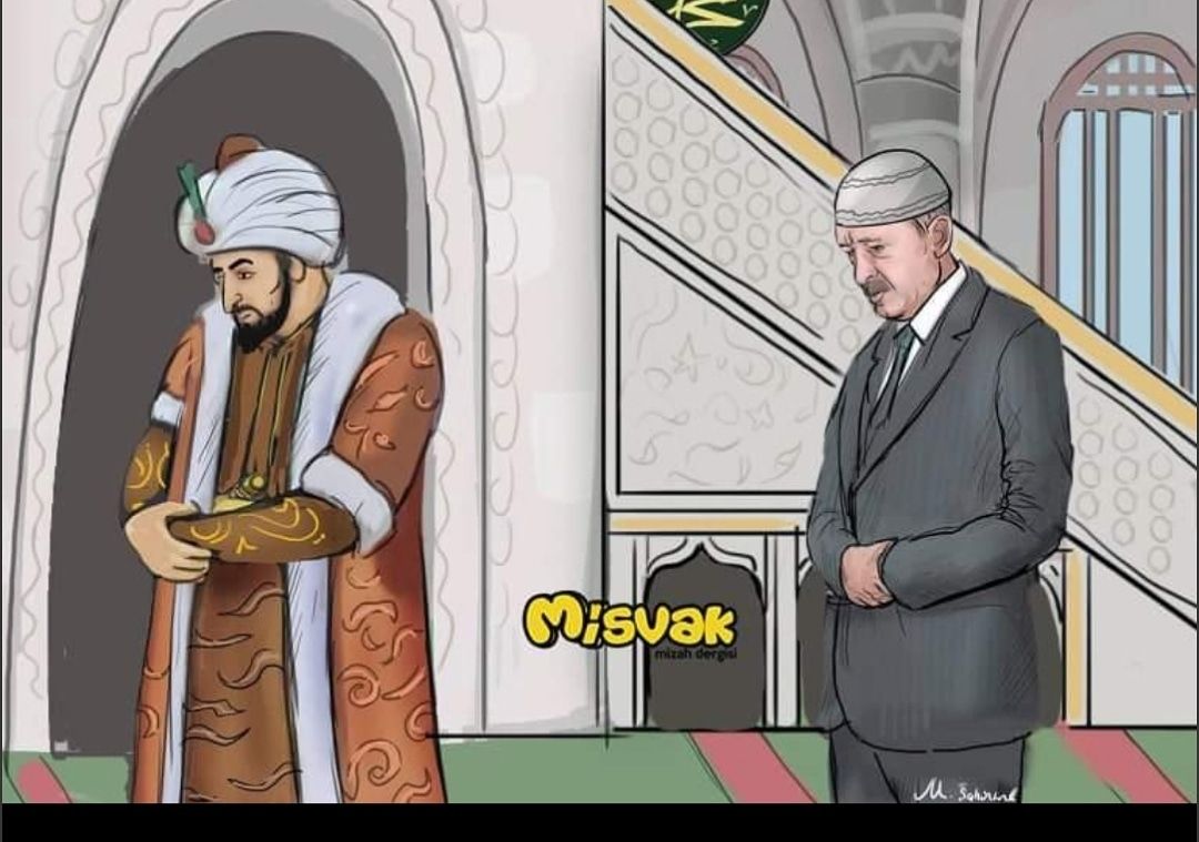 Karikatürlerle Ayasofya'nın ibadete açılması... 5