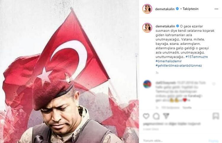 Ünlülerin 15 Temmuz paylaşımları 7