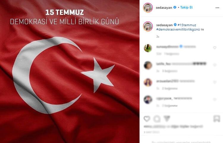 Ünlülerin 15 Temmuz paylaşımları 9