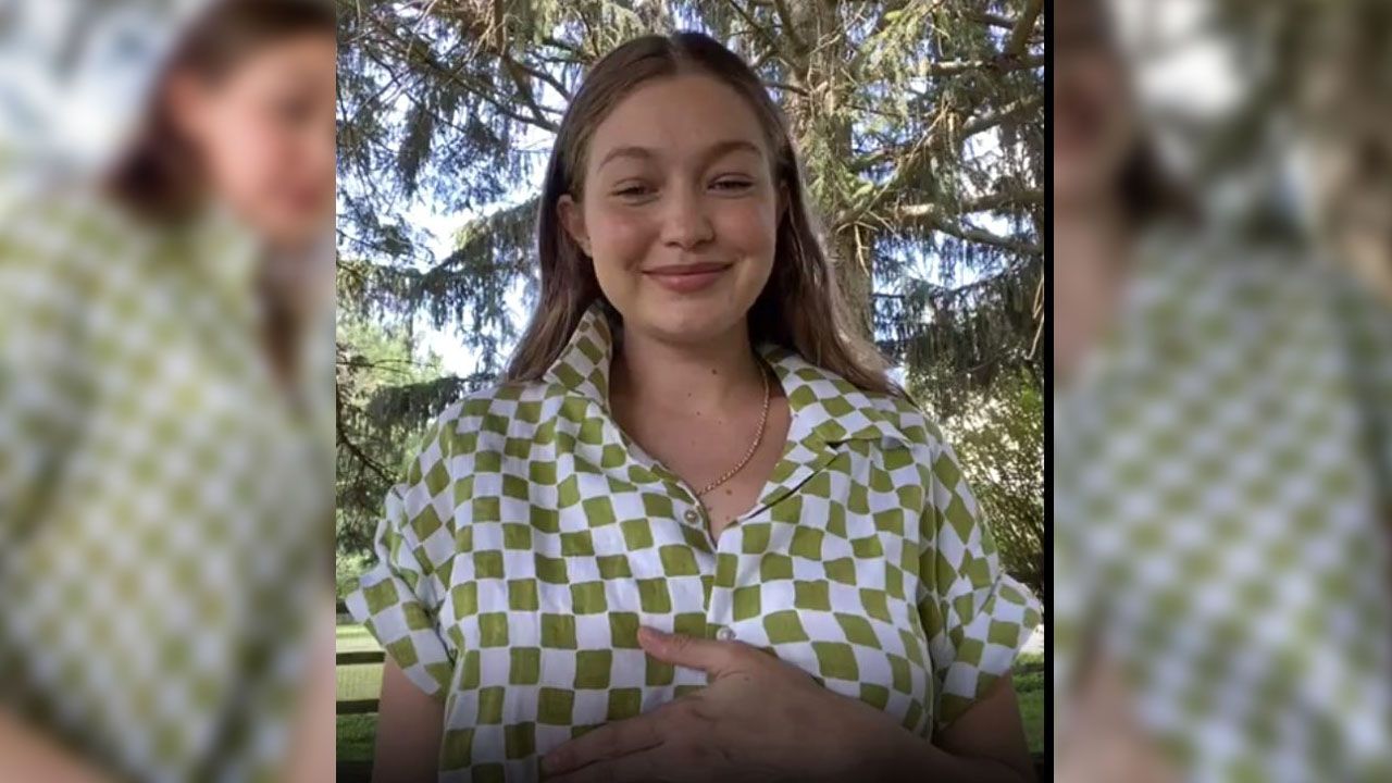 Güzel model Gigi Hadid canlı yayında karnını gösterdi! 4
